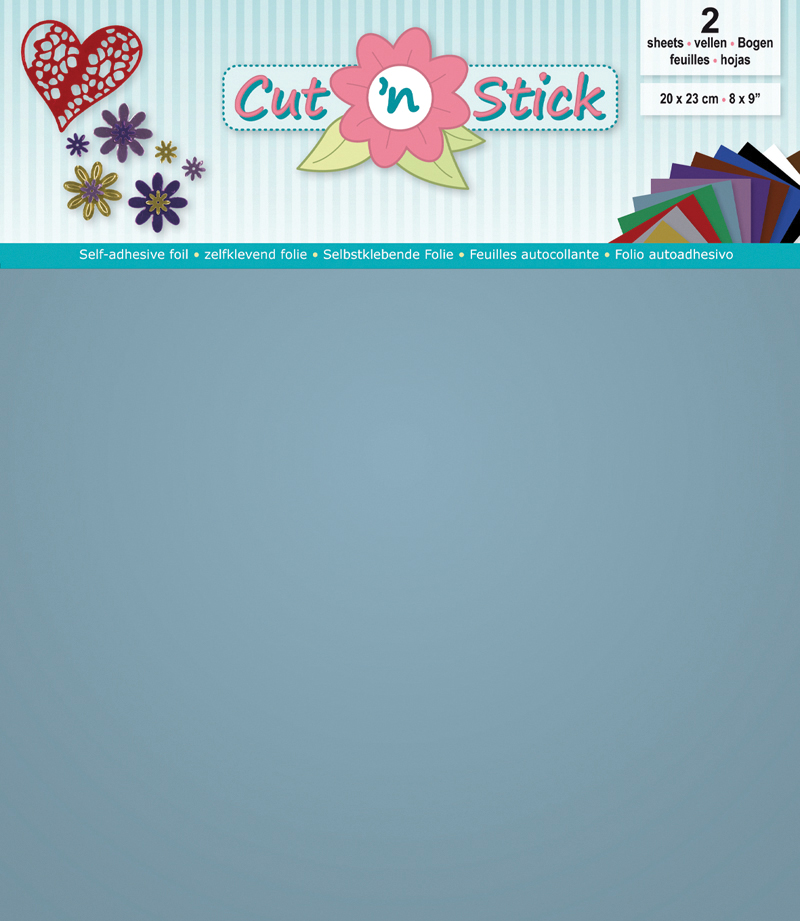 Cut & Stick Spiegel Ijsblauw
