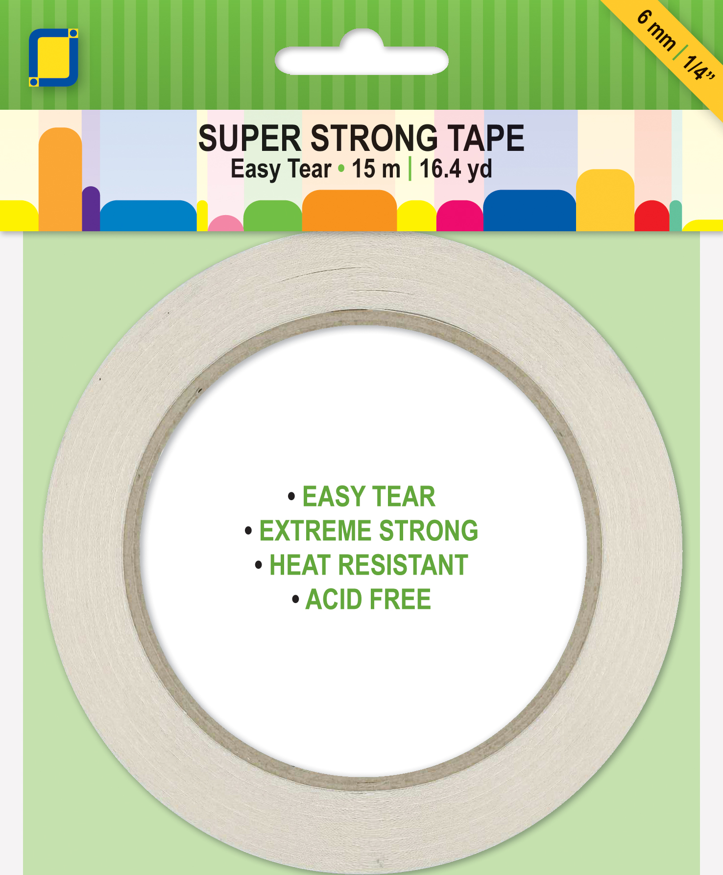 Extra Sterk Tape 15 mtr x 6 mm (x10)